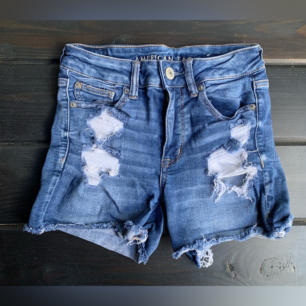 American Eagle High Rise Shortie size 4